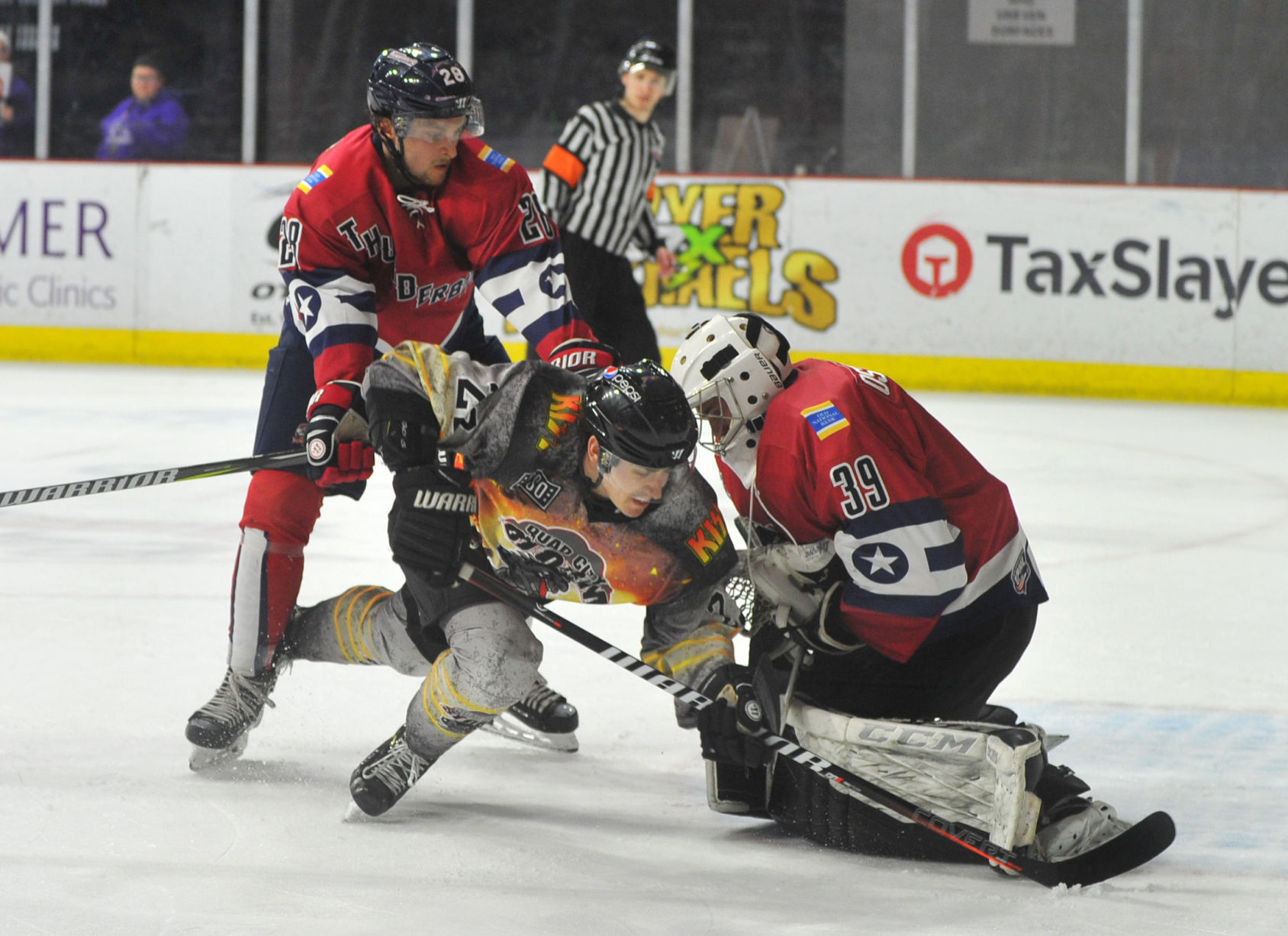 Quad City Storm hosting the Evansville Thunderbolts